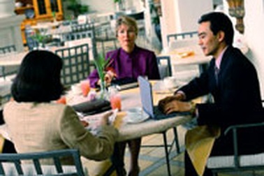 Một buổi phỏng vấn nơi công cộng