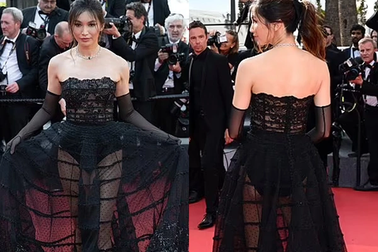 Mỹ nhân phim "Con nhà siêu giàu Châu Á" diện váy xuyên thấu tại Cannes