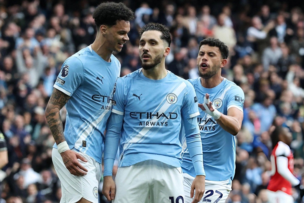 Man City đánh bại Arsenal, thắp lại hy vọng vô địch - 1