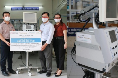 Võ Lâm Truyền Kỳ trao máy thở, máy tính xách tay và túi thuốc an sinh hỗ trợ khắc phục Covid-19