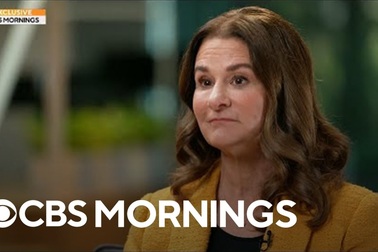 Bà Melinda French Gates trả lời phỏng vấn của đài CBS