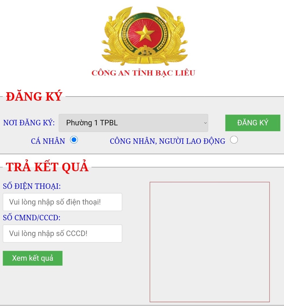 Người dân Bạc Liêu ở nhà lên mạng để xin giấy đi đường - 1 Người dân Bạc Liêu ở nhà lên mạng để xin giấy đi đường - 1