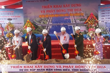 Xây dựng đập ngăn mặn 500 tỷ đồng trên sông Hiếu