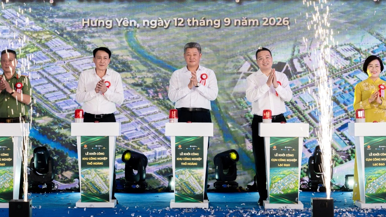 Hưng Yên khởi công hai dự án công nghiệp quy mô gần 300ha