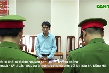 Trưởng phòng BQL dự án môi trường bị khởi tố