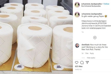 Thoát cảnh phá sản nhờ sản xuất bánh nướng hình giấy toilet