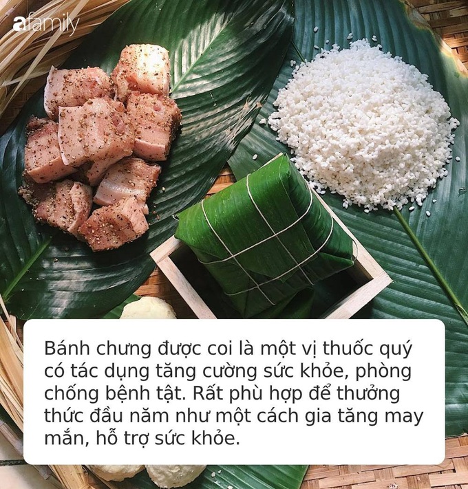 Mùng 1 đầu xuân, hãy bắt đầu bằng món bánh chưng để vừa may mắn vừa tranh thủ chữa đủ thứ bệnh - Ảnh 1.