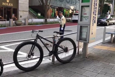 Xem cảnh sát Nhật “hộ tống” đàn vịt qua đường