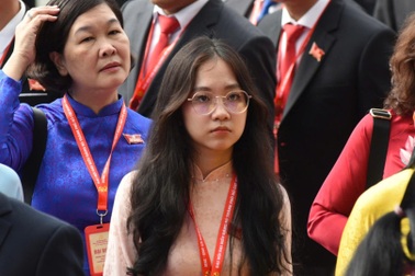 Nữ đại biểu trẻ nhất Đại hội Đảng bộ TPHCM