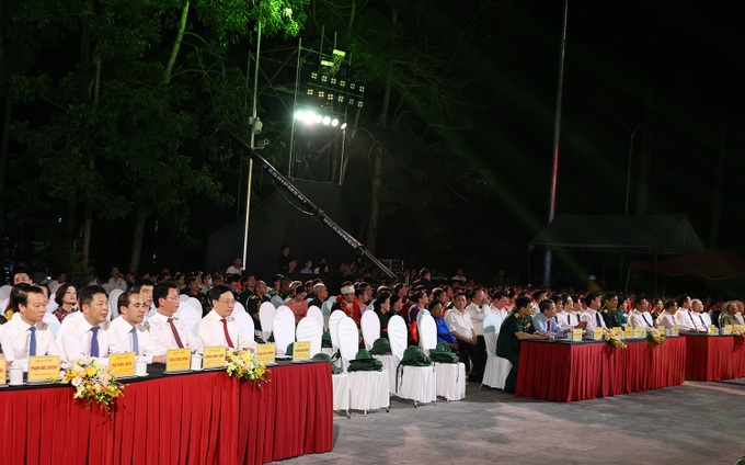 Các đại biểu dự chương trình tại điểm cầu Hà Giang - Ảnh: VGP/Hải Minh