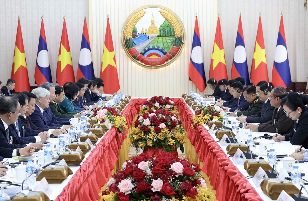 Chủ tịch nước Tô Lâm hội kiến Thủ tướng Lào - 2 Chủ tịch nước Tô Lâm hội kiến Thủ tướng Lào - 2
