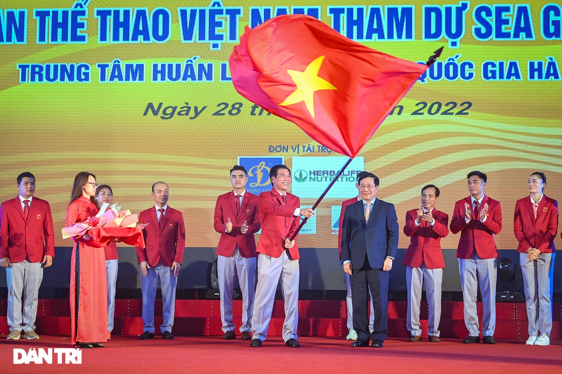 Toàn cảnh lễ xuất quân dự SEA Games 31 của đoàn Thể thao Việt Nam - 8 Toàn cảnh lễ xuất quân dự SEA Games 31 của đoàn Thể thao Việt Nam - 8