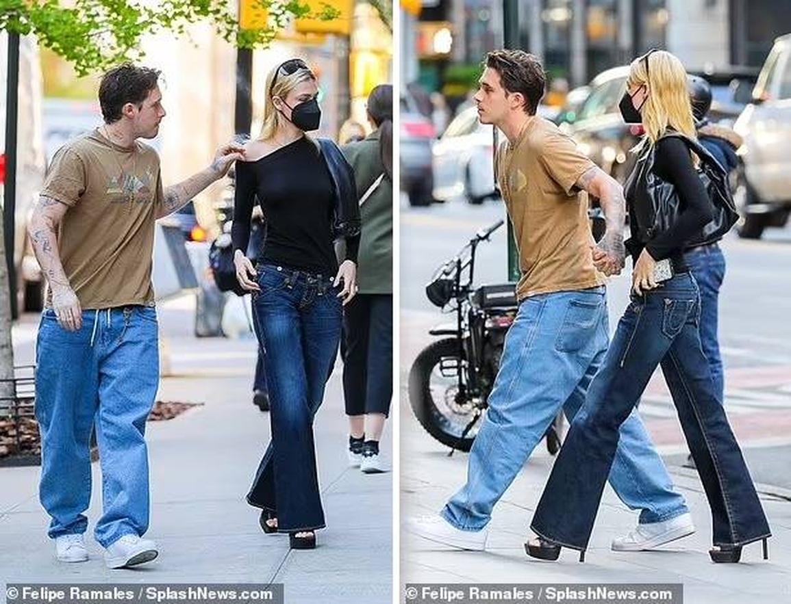 Brooklyn Beckham thể hiện điều gì trong lần đầu xuống phố với vợ? - 2 Brooklyn Beckham thể hiện điều gì trong lần đầu xuống phố với vợ? - 2