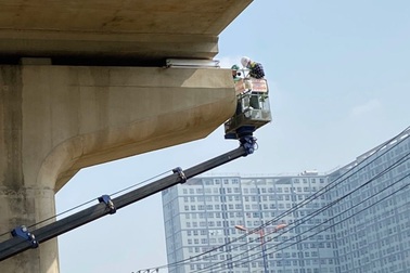 Công bố nguyên nhân rơi gối cao su dầm cầu metro số 1