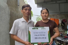 Người mẹ có 3 con mắc bệnh nhận hơn 435 triệu đồng từ bạn đọc Dân trí