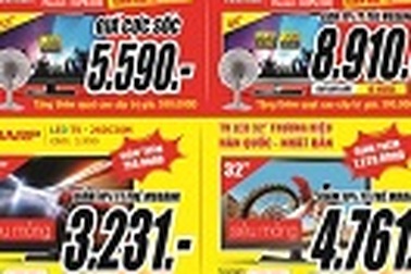 Siêu thị điện máy đẩy mạnh khuyến mại kích cầu mua sắm