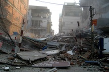 Toàn cảnh ngôi nhà 5 tầng trước và sau khi sập