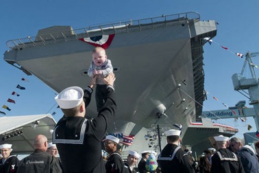 Cận cảnh siêu tàu sân bay tối tân nhất thế giới của Mỹ