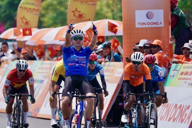 Tay đua đẳng cấp thế giới lần thứ 5 thắng chặng tại giải xe đạp toàn quốc