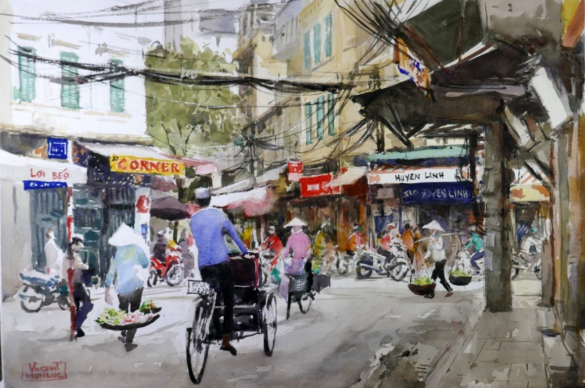 Giấc mơ Việt Nam qua nét vẽ của họa sĩ người Pháp gốc Việt Vincent Monluc - 7 Giấc mơ Việt Nam qua nét vẽ của họa sĩ người Pháp gốc Việt Vincent Monluc - 7
