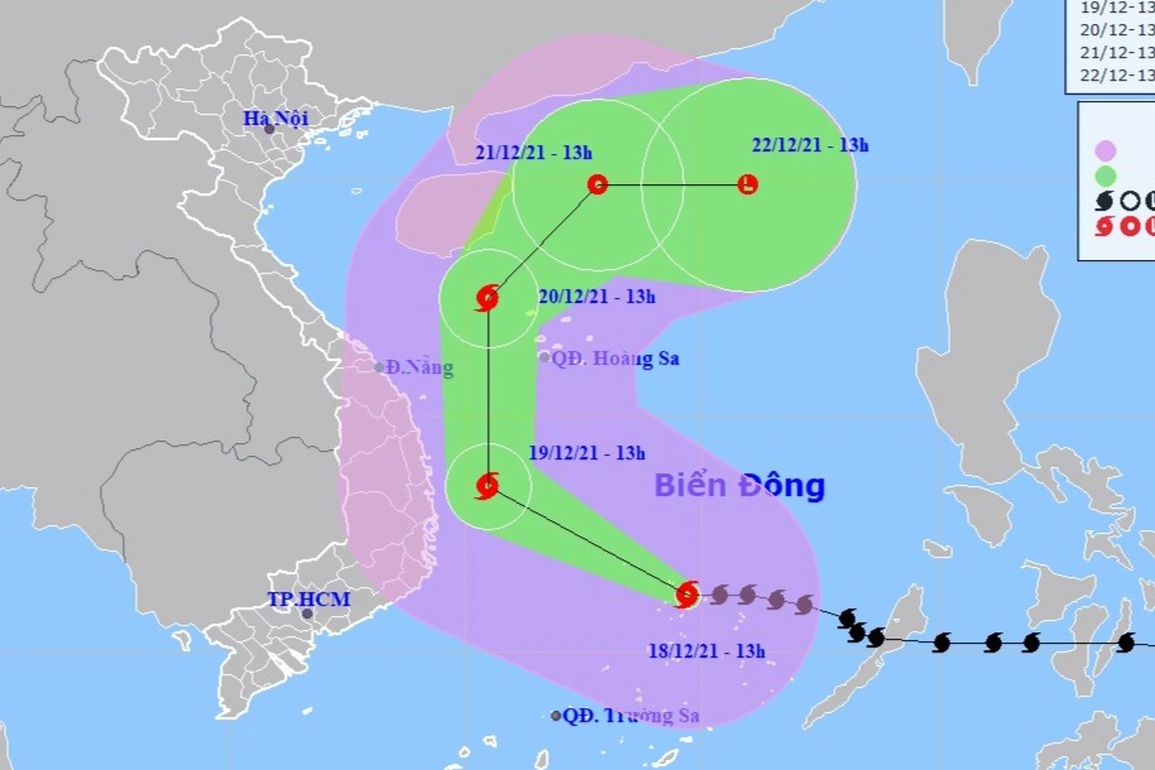 Bão số 9 đang hướng vào Bình Định - Khánh Hòa - 1 Bão số 9 đang hướng vào Bình Định - Khánh Hòa - 1
