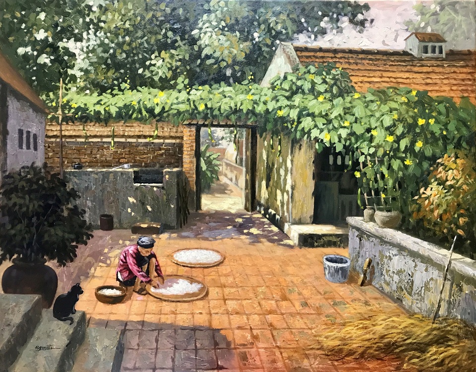 Hồn quê thân thương qua những nét vẽ của họa sĩ 9X - 5 Hồn quê thân thương qua những nét vẽ của họa sĩ 9X - 5