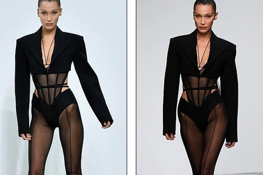 Bella Hadid khoe chân dài trên sàn diễn thời trang