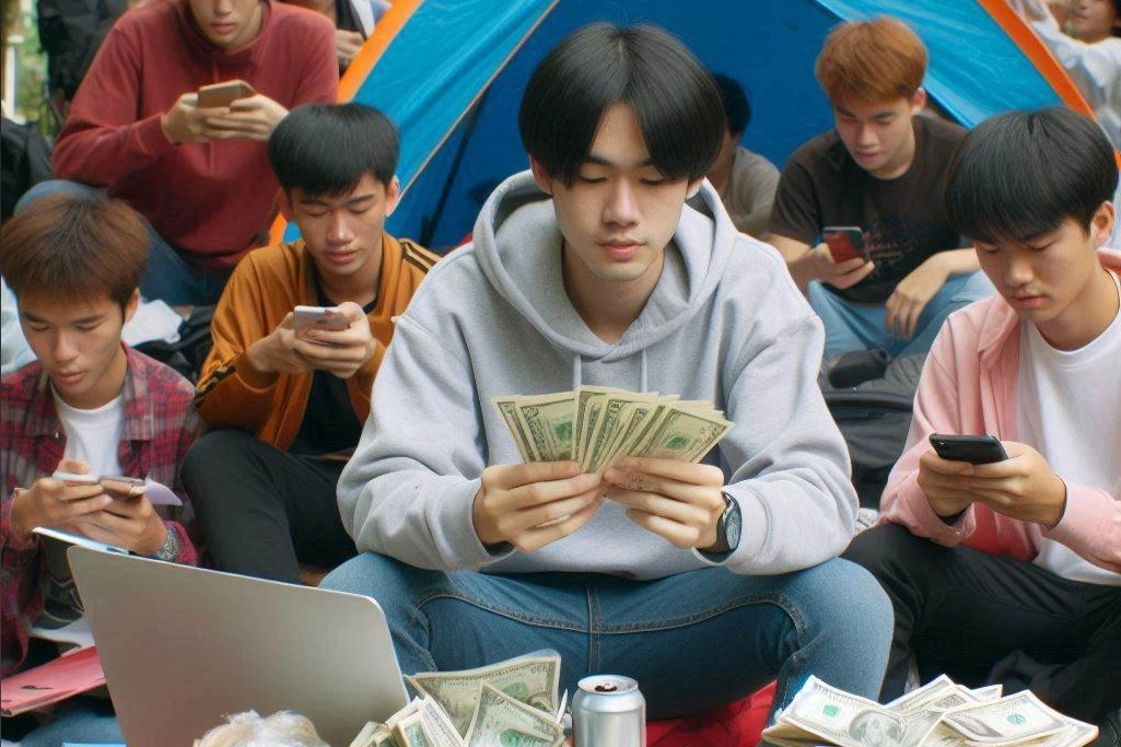 אמא מוכרת 2 טונות של אורז וחזירים כדי לשלם את חוב ילדיה של חיים על קנבס - 3 Bà mẹ bán 2 tấn thóc cùng đàn lợn để trả nợ lối sống phông bạt cho con - 3