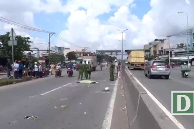 Truy tìm xe tải cán chết sinh viên rồi bỏ chạy