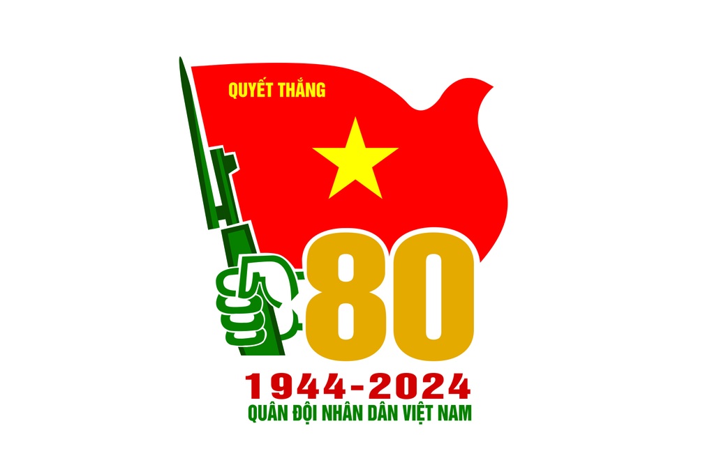 Công bố biểu trưng kỷ niệm 80 năm ngày thành lập quân đội - 1 Công bố biểu trưng kỷ niệm 80 năm ngày thành lập quân đội - 1
