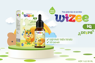 Nhỏ giọt Wizee IQ - Bí quyết bổ sung DHA cho bé dễ dàng và tiện lợi