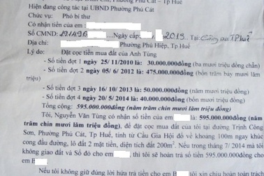 Phó Bí thư bị truy nã có dấu hiệu làm giả công văn nhà nước để lừa đảo