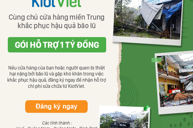 KiotViet triển khai gói hỗ trợ 1 tỷ đồng sửa cửa hàng cho chủ shop tại miền Trung