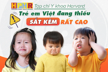 Bổ sung kẽm và sắt giúp nâng cao thể trạng cho trẻ