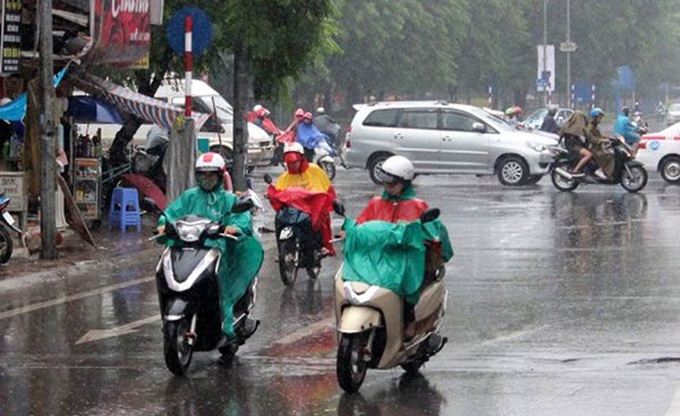 Miền Bắc mưa dông từ hôm nay đến hết ngày mai