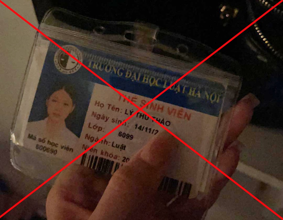 Vụ giả mạo Hoa khôi Đại học Luật: Cơ quan điều tra có thể vào cuộc xác minh - 2 Vụ giả mạo Hoa khôi Đại học Luật: Cơ quan điều tra có thể vào cuộc xác minh - 2