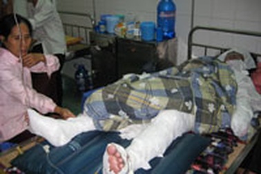 Hà Nội: Những tai nạn thương tích trong mưa lũ