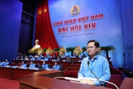 Bầu 135 ủy viên Ban Chấp hành Tổng Liên đoàn Lao động Việt Nam khóa mới