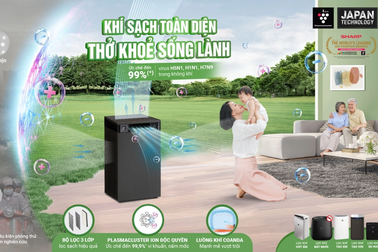 Sharp khẳng định vị thế chuyên gia lọc khí với giải pháp Plasmacluster ion độc quyền