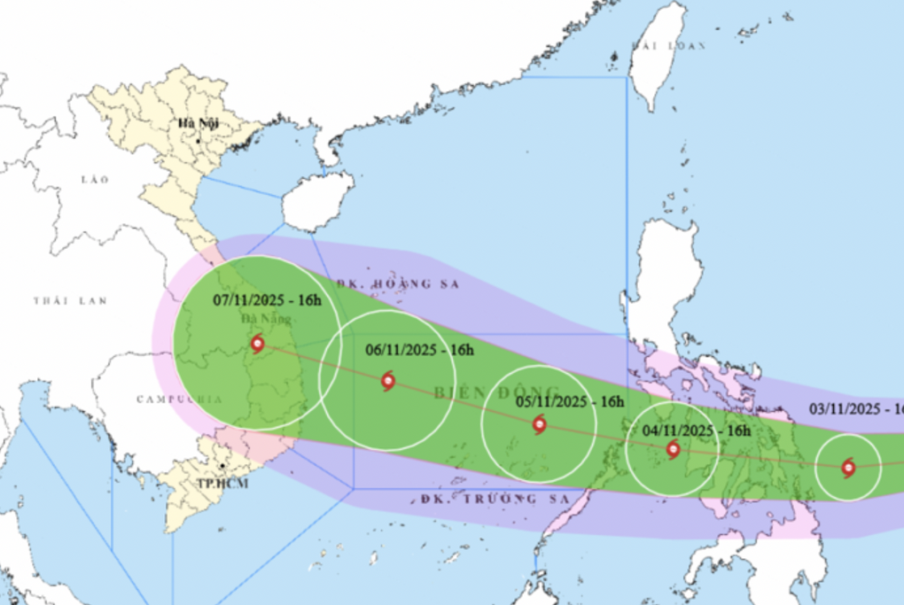 Bão Kalmaegi có thể mạnh cấp 13, giật cấp 17 khi vào Biển Đông - 1