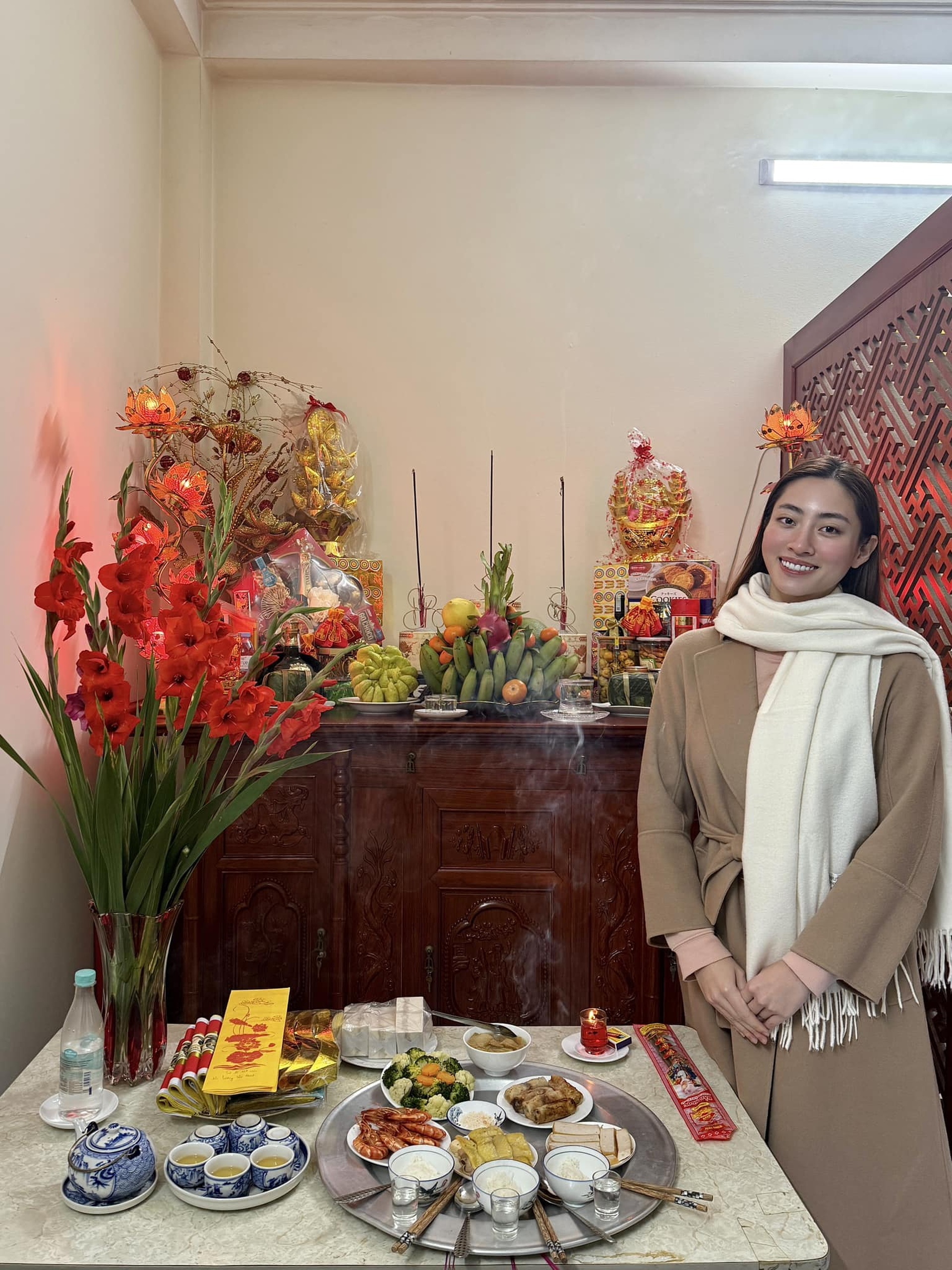 Sao Việt đón Tết Ất Tỵ: Mỹ Tâm nấu mâm cỗ, Đàm Thu Trang sum vầy gia đình - 11 Sao Việt đón Tết Ất Tỵ: Mỹ Tâm nấu mâm cỗ, Đàm Thu Trang sum vầy gia đình - 11