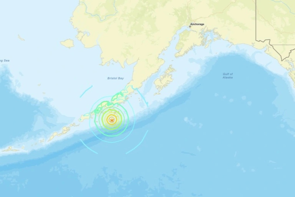 Động đất 7,2 độ kéo theo cảnh báo sóng thần ở Alaska - 1 Động đất 7,2 độ kéo theo cảnh báo sóng thần ở Alaska - 1