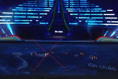 Sai sót hình ảnh lãnh thổ Việt Nam tại lễ khai mạc SEA Games 33