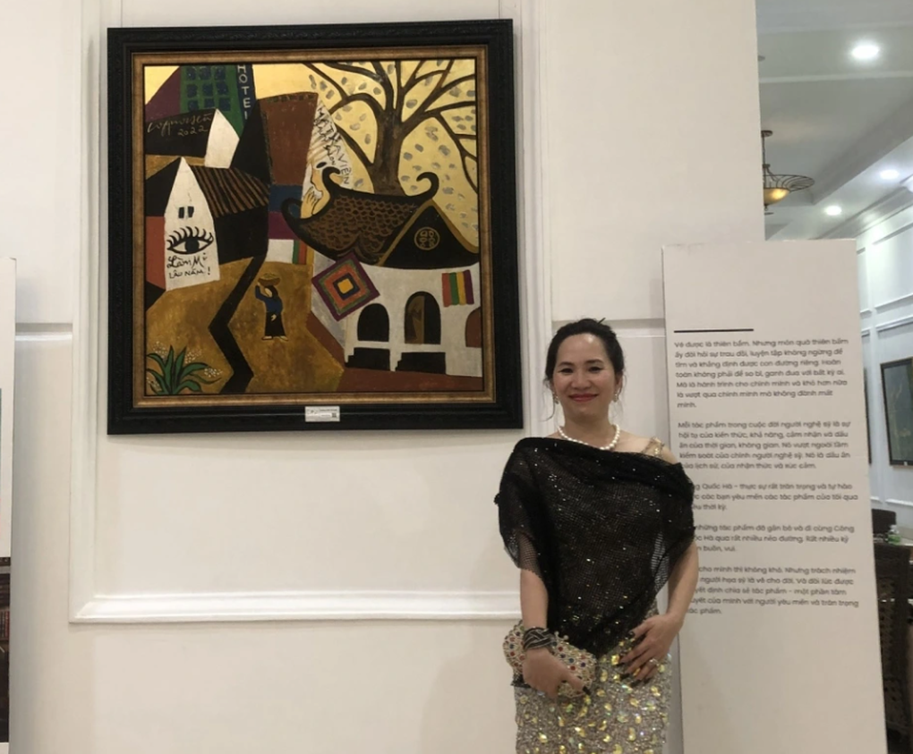 Triển lãm hội họa tại Không gian văn hóa Di Sa: Tôn Vinh tranh Công Quốc Hà - 1 Triển lãm hội họa tại Không gian văn hóa Di Sa: Tôn Vinh tranh Công Quốc Hà - 1