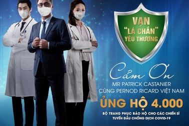 Cùng Pernod Ricard Việt Nam bảo vệ các chiến sĩ tuyến đầu chống giặc Covid-19