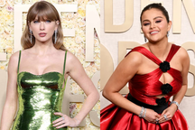Taylor Swift mặc đồ Gucci khoe vòng một, Selena Gomez diện váy đỏ độc lạ