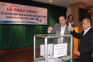 Nhiều trường ĐH quyên góp ủng hộ nhân dân Nhật Bản