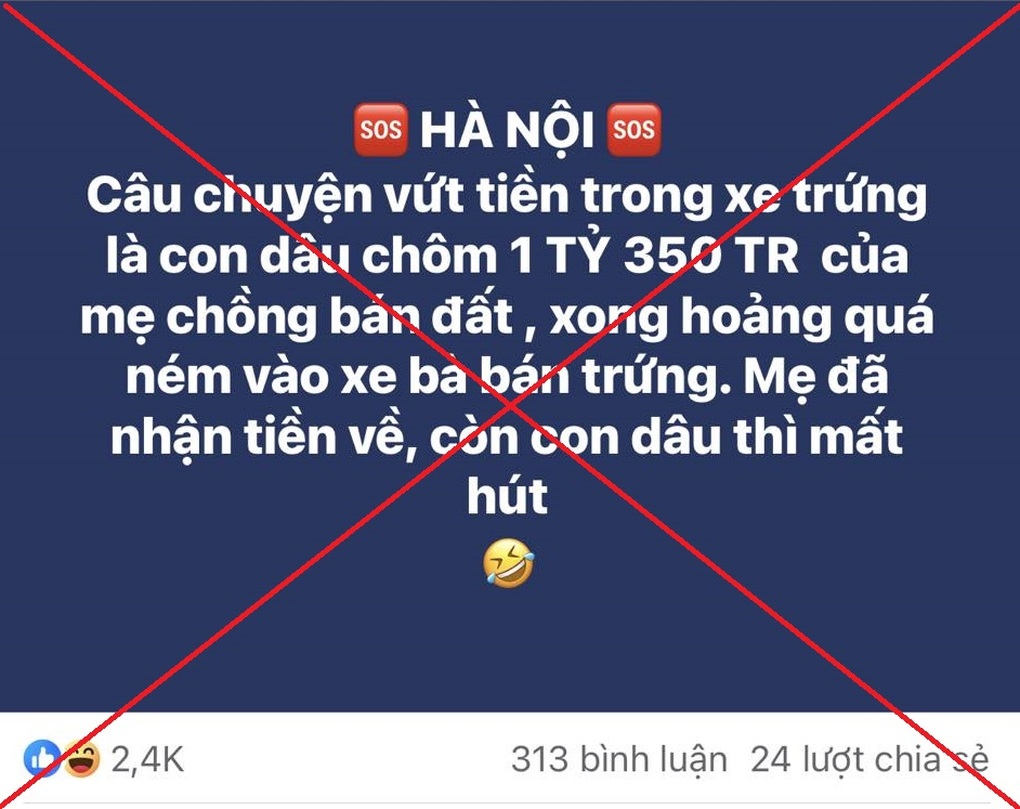 Bà bán trứng ở Hà Nội phát hoảng khi bị ném 1,2 tỷ đồng vào ô tô - 3