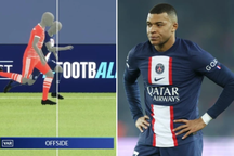 Phản ứng bất ngờ của Mbappe khi bị từ chối bàn thắng