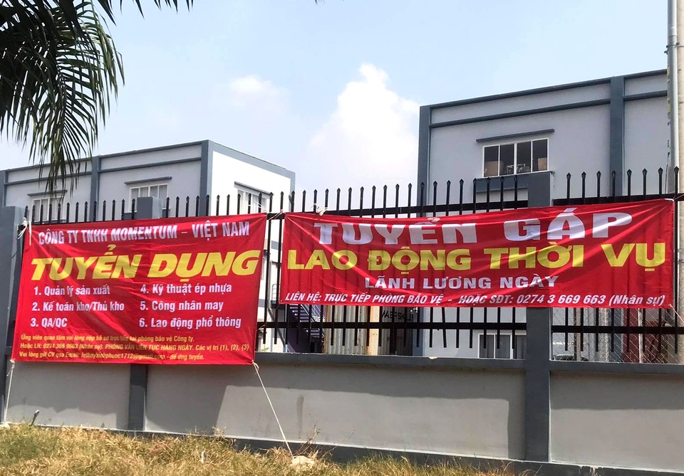 Nhu cầu tuyển dụng tăng đột biến, doanh nghiệp chật vật tìm lao động - 1 Nhu cầu tuyển dụng tăng đột biến, doanh nghiệp chật vật tìm lao động - 1